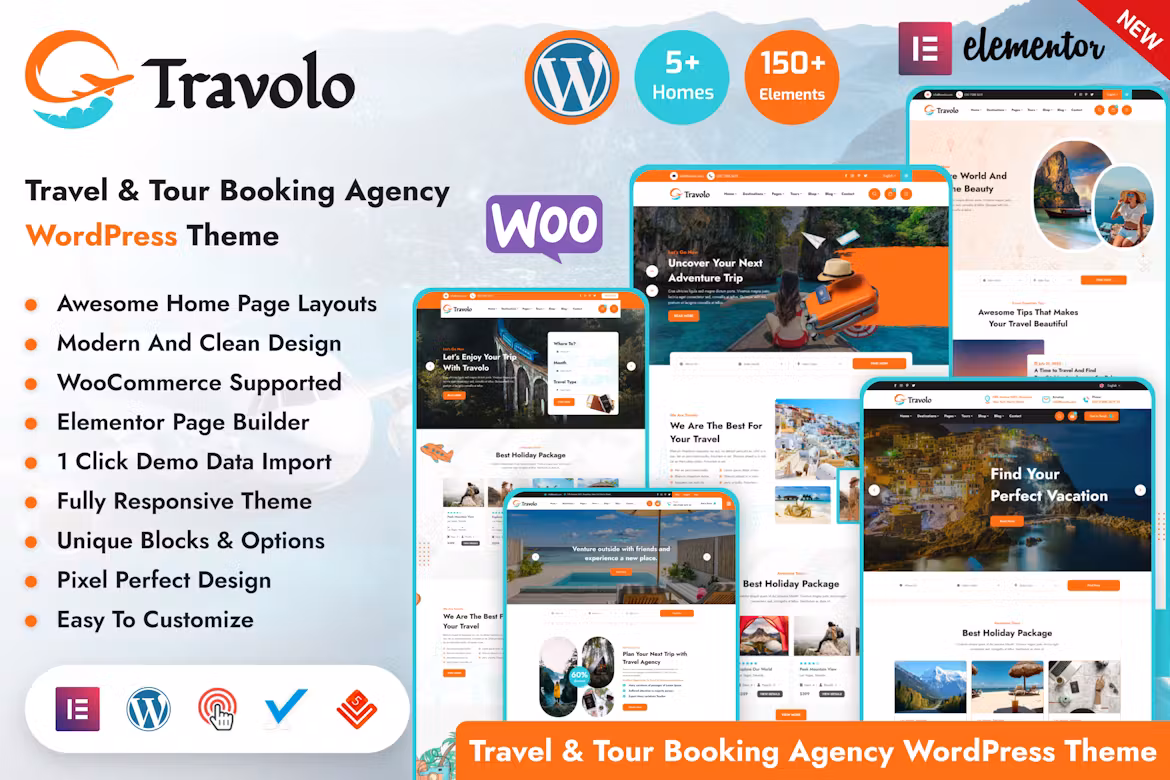 Travolo (v1.1.0) Travel & Tour Booking WordPress Theme