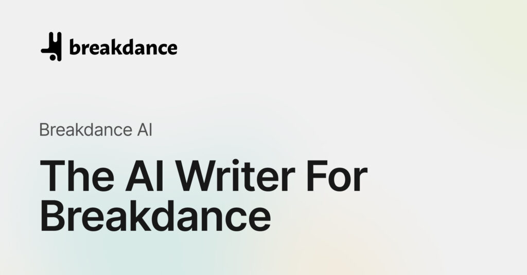Breakdance AI 1.0.0
