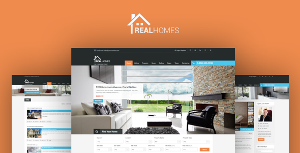 RealHomes v4.3.7 (Activated) RH Estate Sale and Rental WordPress Theme
