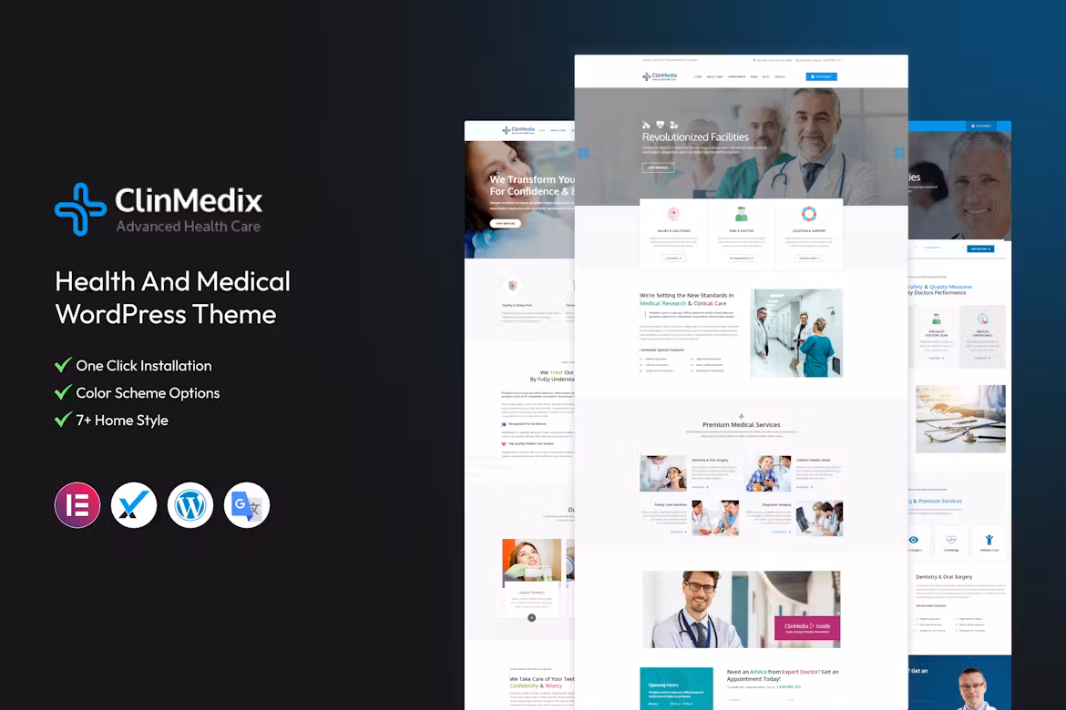 Clinmedix – 健康和医疗 WordPress 主题 2.7