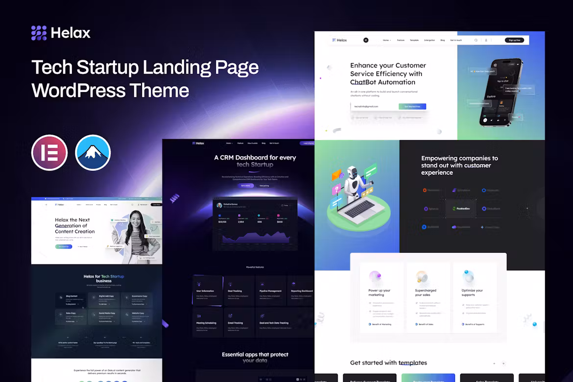 Helax – 科技创业 WordPress 主题 1.0.3