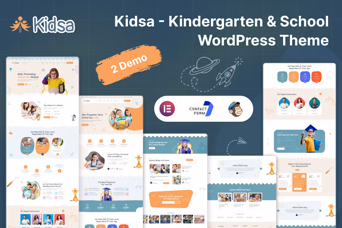 Kidsa (v1.2.0) Kindergarten & School WordPress Theme