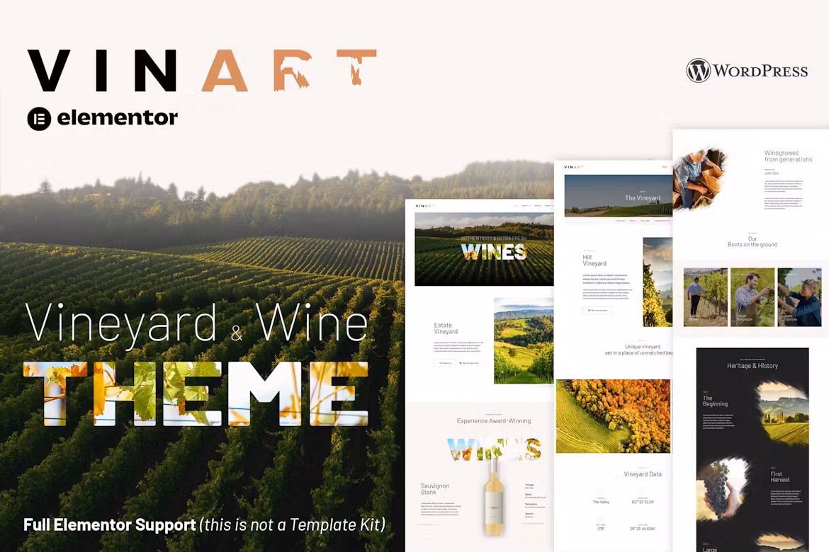 Vinart - 葡萄酒 WordPress 主题 1.2