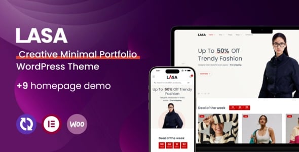 Lasa - 创意简约 WooCommerce WordPress 主题 1.0.8