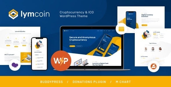 Lymcoin – 加密货币和 ICO WordPress 主题 1.3.10