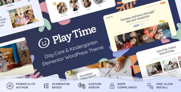 Play Time - 日托和幼儿园 WordPress 主题 1.0.9
