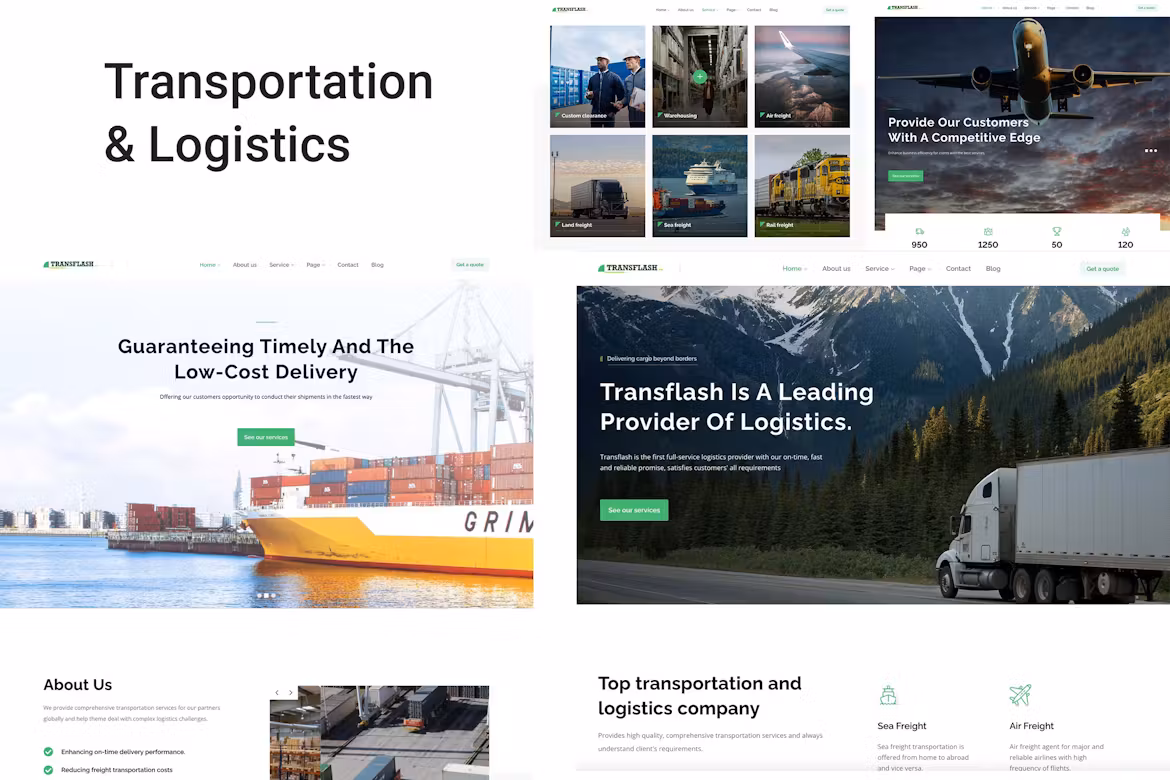 运输和物流主题 – Transflash 1.0.8