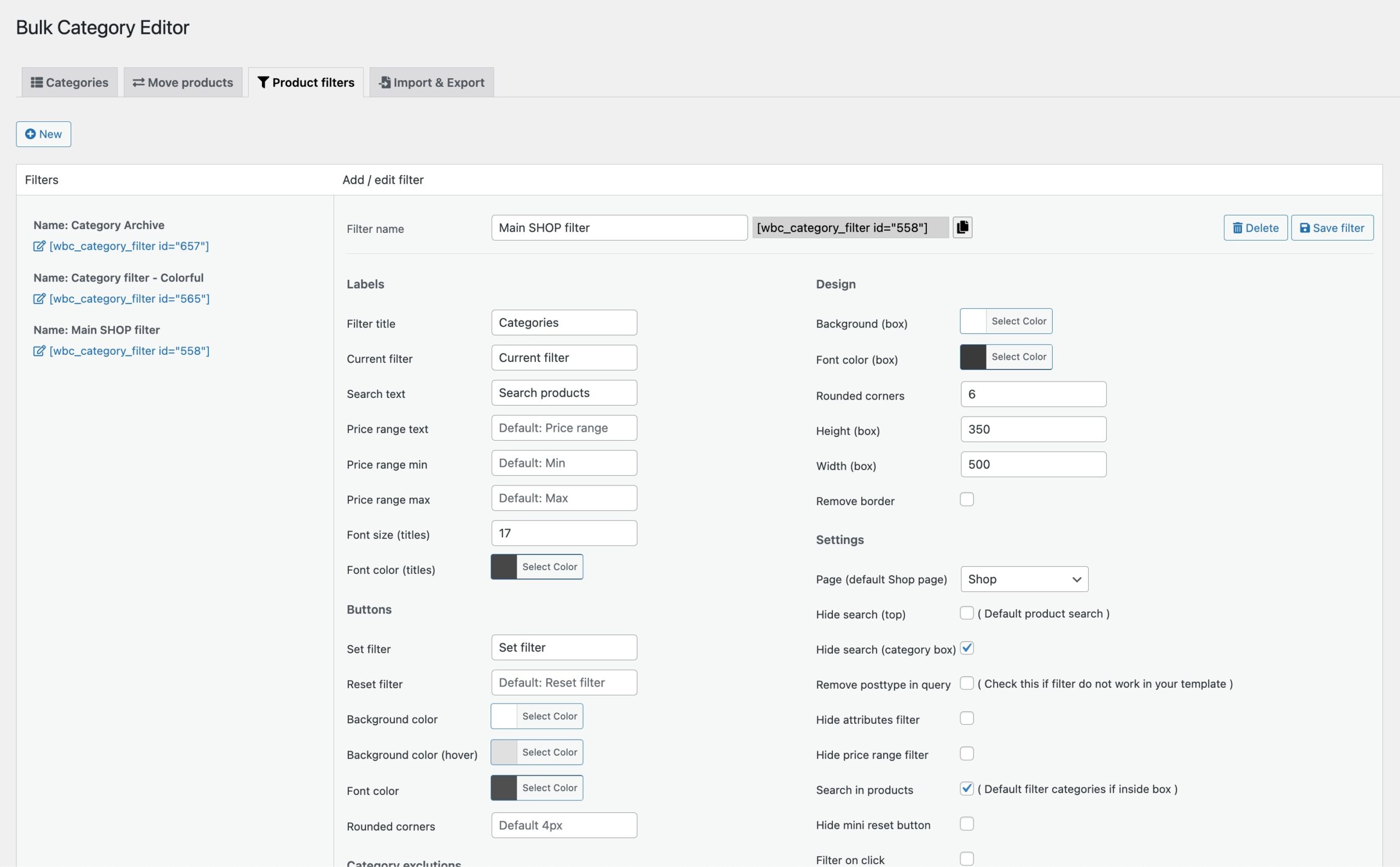 Bulk Category Editor for WooCommerce v2.5.3