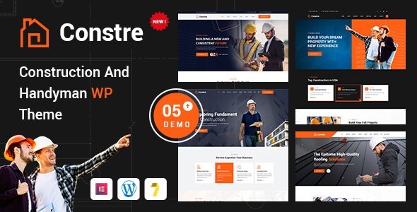 Constre - 建筑、建筑和杂工服务 WordPress 主题 1.0.0