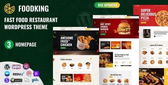 Foodking-快餐店 WordPress 主题 1.1