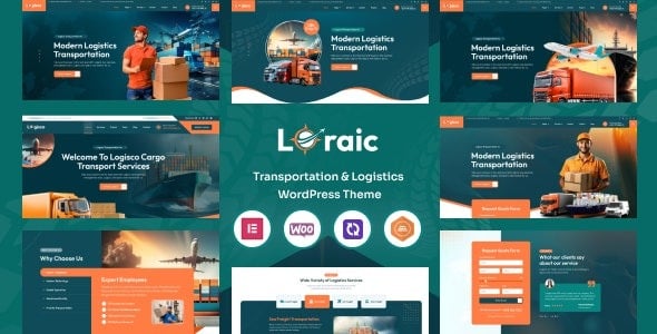 Loraic - 运输和物流 WordPress 主题 1.0.4