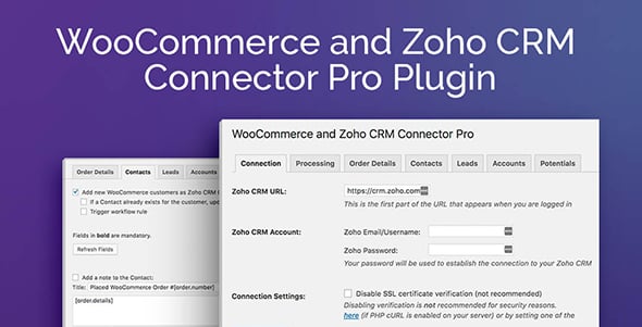 Zoho CRM Connector Pro for WooCommerce 2.1.14