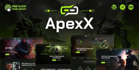 ApexX - 电子竞技和游戏 WordPress 1.0.1