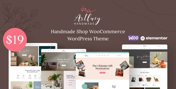 Artfusy (v1.1.2) Handmade & Crafts Shop WordPress Theme