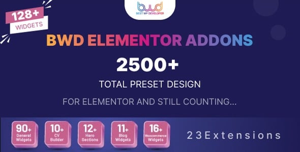 BWD Elementor addons bundle 4.15.1