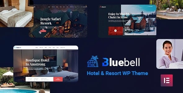 Bluebell - 酒店和度假村 WordPress 主题 1.5