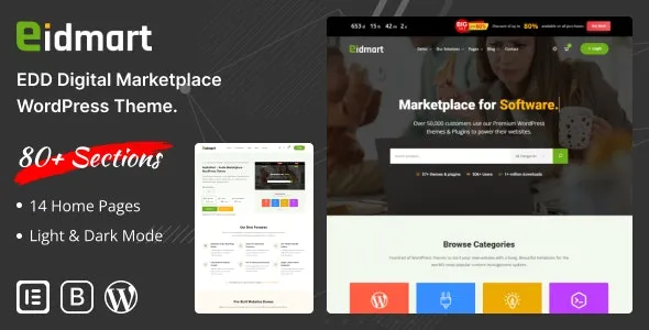 Eidmart | 数字市场 WordPress 主题 2.8