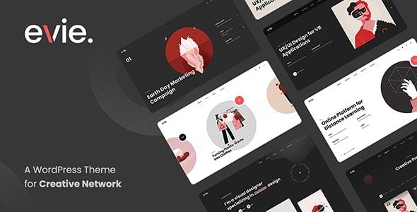 Evie (v1.2.7) Creative Network & Portfolio WordPress Theme