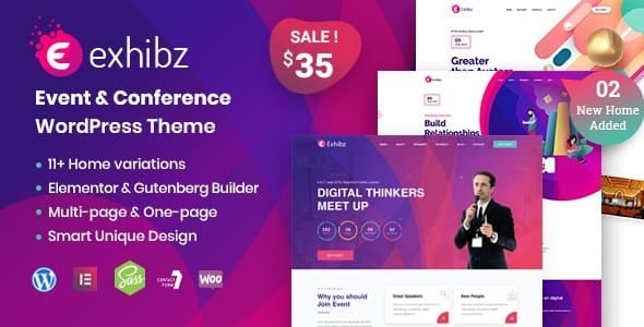 Exhibz | 活动会议 WordPress 主题 3.0.3