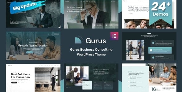 Gurus (v1.0.5) Business Consulting WordPress Theme [Activated]
