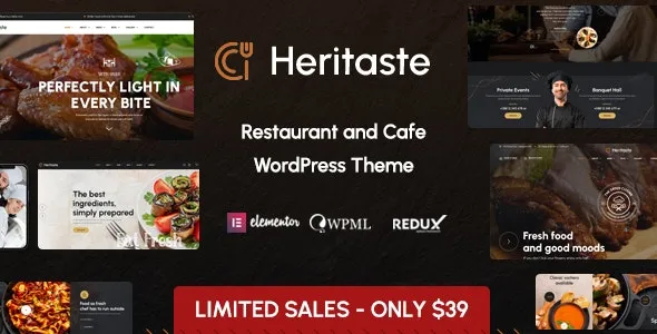 Heritaste-餐厅 WordPress 主题 1.5