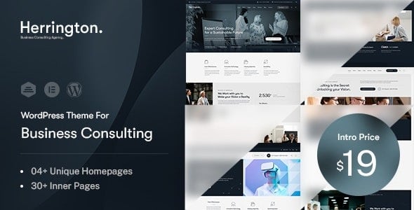 Herrington (v1.0.6) Business Consulting WordPress Theme