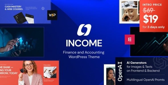Income - 财务和咨询业务 WordPress 主题 1.0