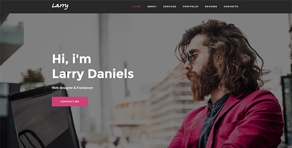 Larry - 个人单页 WordPress 主题 1.0.2