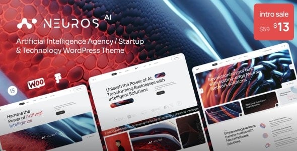 Neuros (v2.1) AI Agency & Technology WordPress Theme