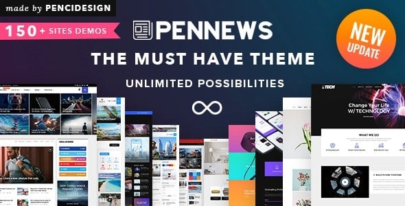PenNews - 多用途 AMP WordPress 主题 6.6.8