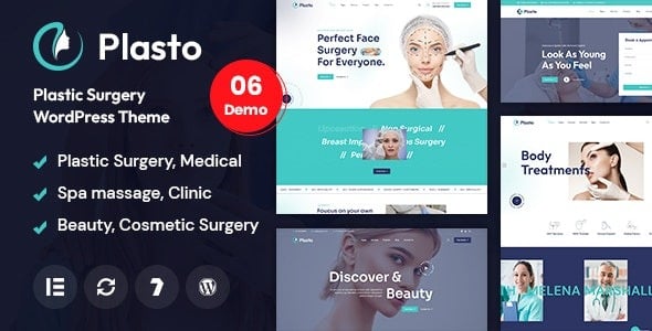 Plasto (v1.5) Plastic Surgery & Medical WordPress Theme