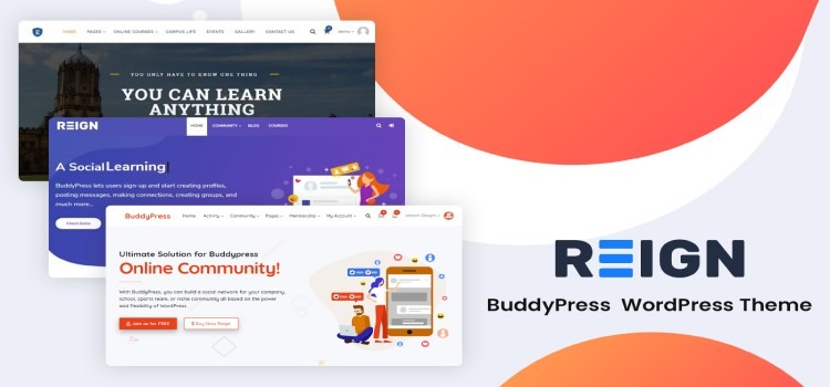 Reign-7.5.7 BuddyPress 和 bbPress WordPress 主题