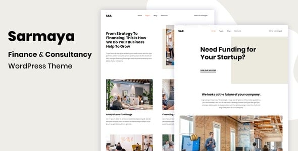 Sarmaya – 财务与咨询 WordPress 主题 1.0.4