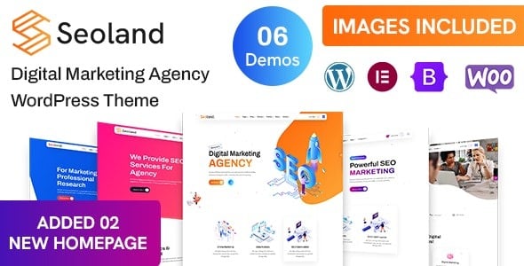 Seoland (v2.5.0) SEO And Digital Marketing Agency WordPress Theme