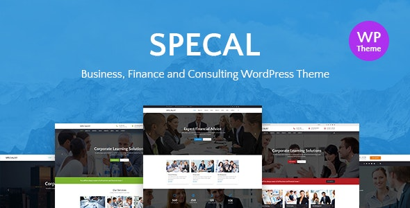Specal - 金融、咨询 WordPress 主题 1.8