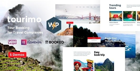 Tourimo - 旅游预订 WordPress 主题 1.0.6