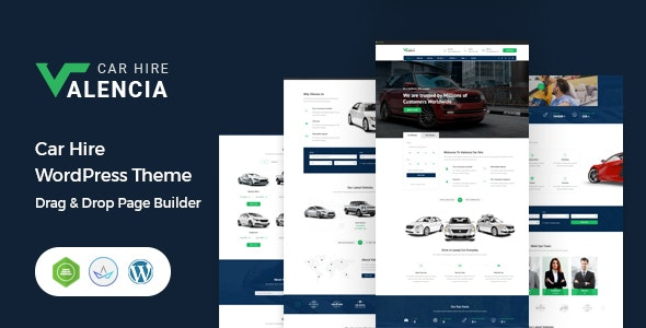 Valencia - 汽车租赁 WordPress 主题 2.5