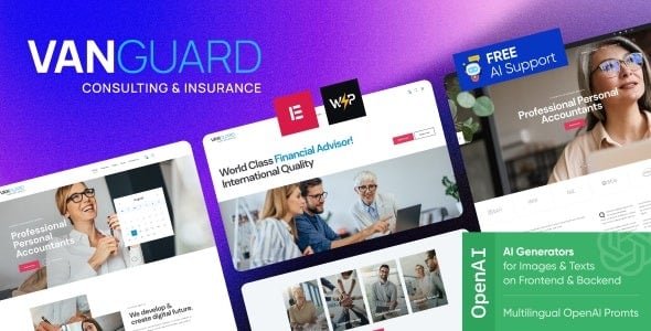 Vanguard-咨询和保险 WordPress 主题 1.0