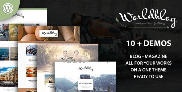 Worldblog - WordPress 博客和杂志主题 1.0