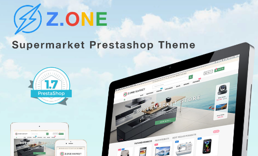 ZOne 2.7.1 超市网上商店 Prestashop 主题（1.7-8x）