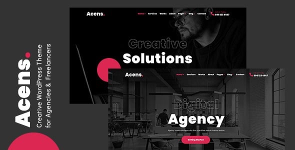 Acens v1.0 创意机构 WordPress 主题