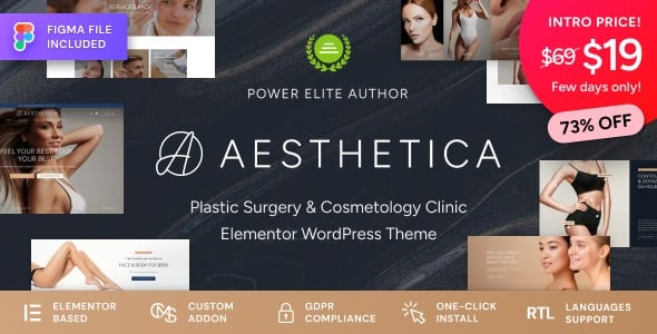 Aesthetica (v1.0.3) Beauty Clinic WordPress Theme