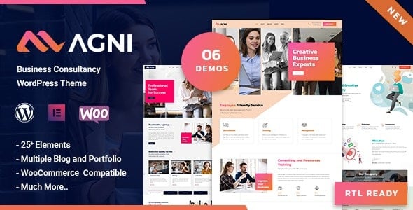 Agni (v1.1.6) 商业咨询 WordPress 主题