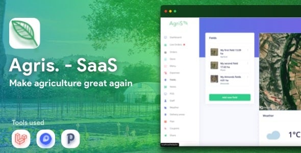 Agris v4.1.0 SaaS platform script for agriculture