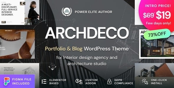 Archdeco (v1.1.0) Architecture & Interior Design Agency Portfolio WordPress Theme