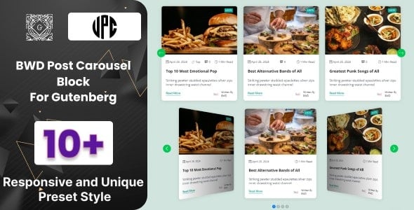 BWD Post Carousel Block For Gutenberg 1.3