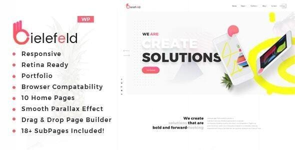 Bielefeld - 多用途创意作品集 WordPress 主题 2.9