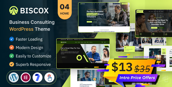 Biscox 1.0.1 商业咨询 WordPress 主题