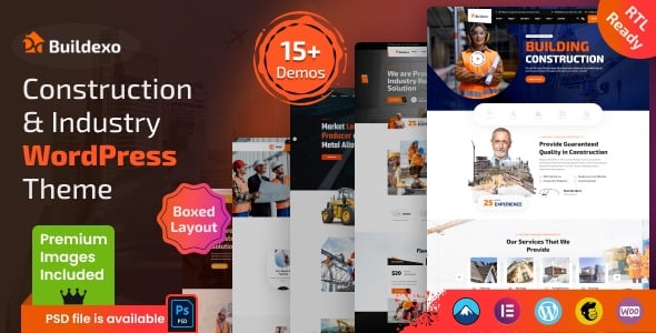 Blxo v1.0.3 Construction WordPress Theme
