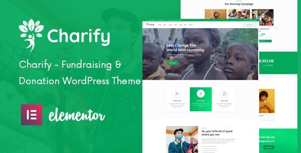 Charify 1.0.4 筹款和捐赠 WordPress 主题